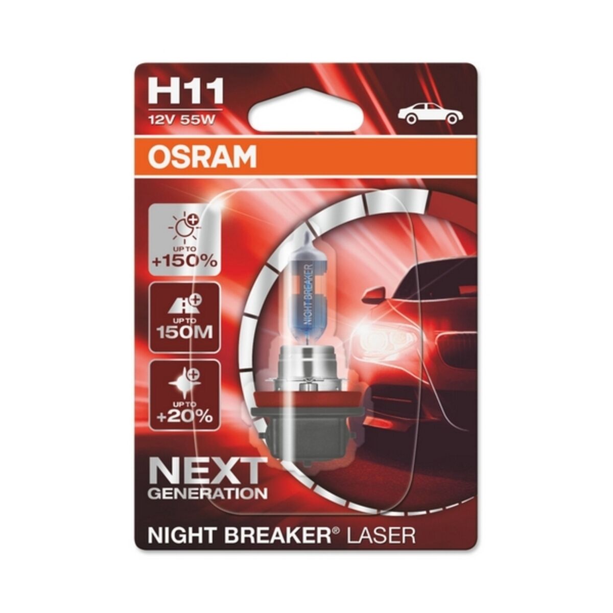 Автомобильная лампа Osram 64211NL H11 12V 55W 3200K-3