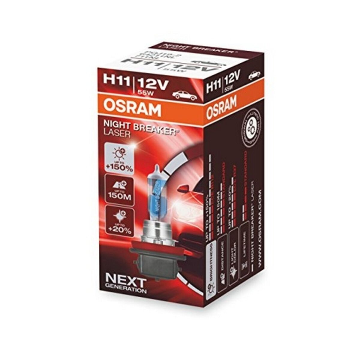 Автомобильная лампа Osram 64211NL H11 12V 55W 3200K-5