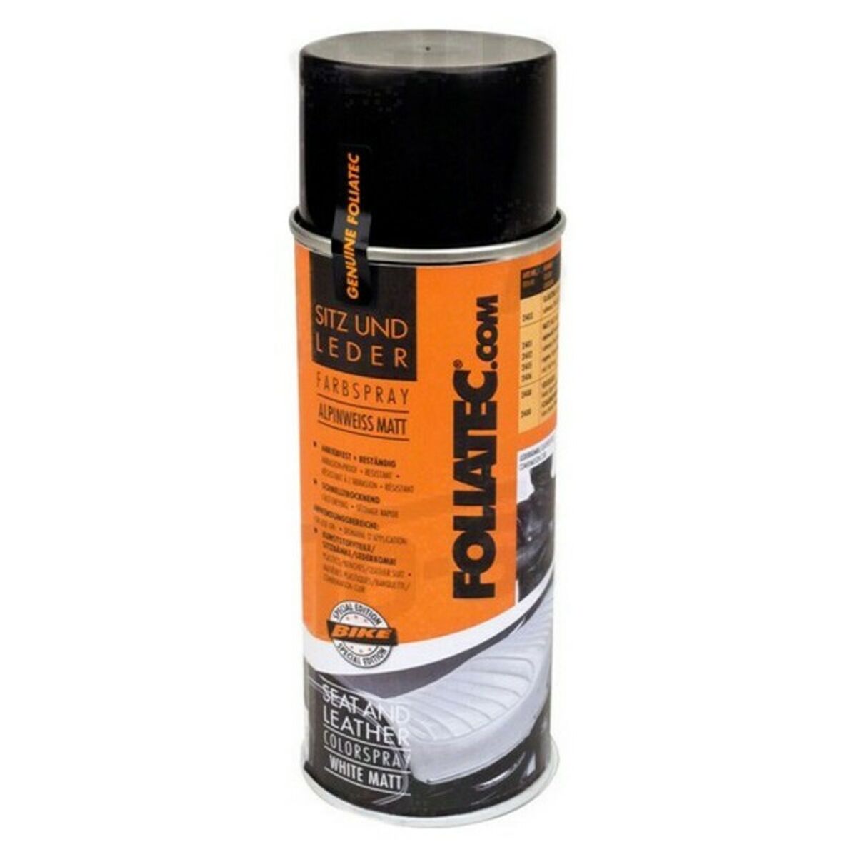 Аэрозольная краска Foliatec 2403 Чёрный Кожа-2