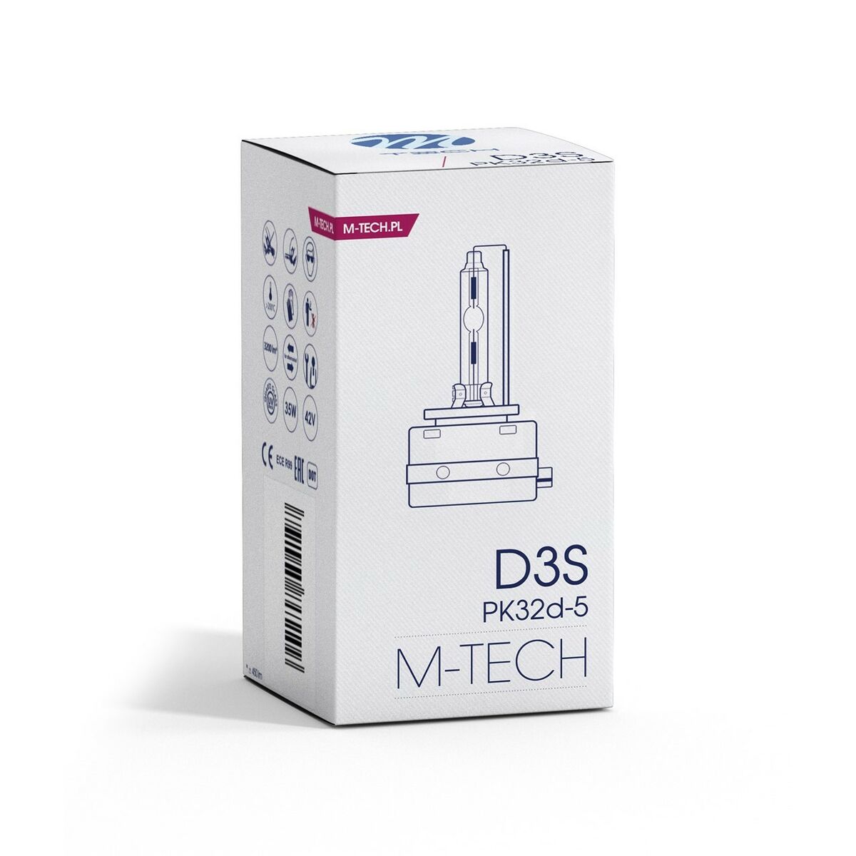 Автомобильная лампа M-Tech ZHCD3S43 D3S 35 W 85V 4300K-2