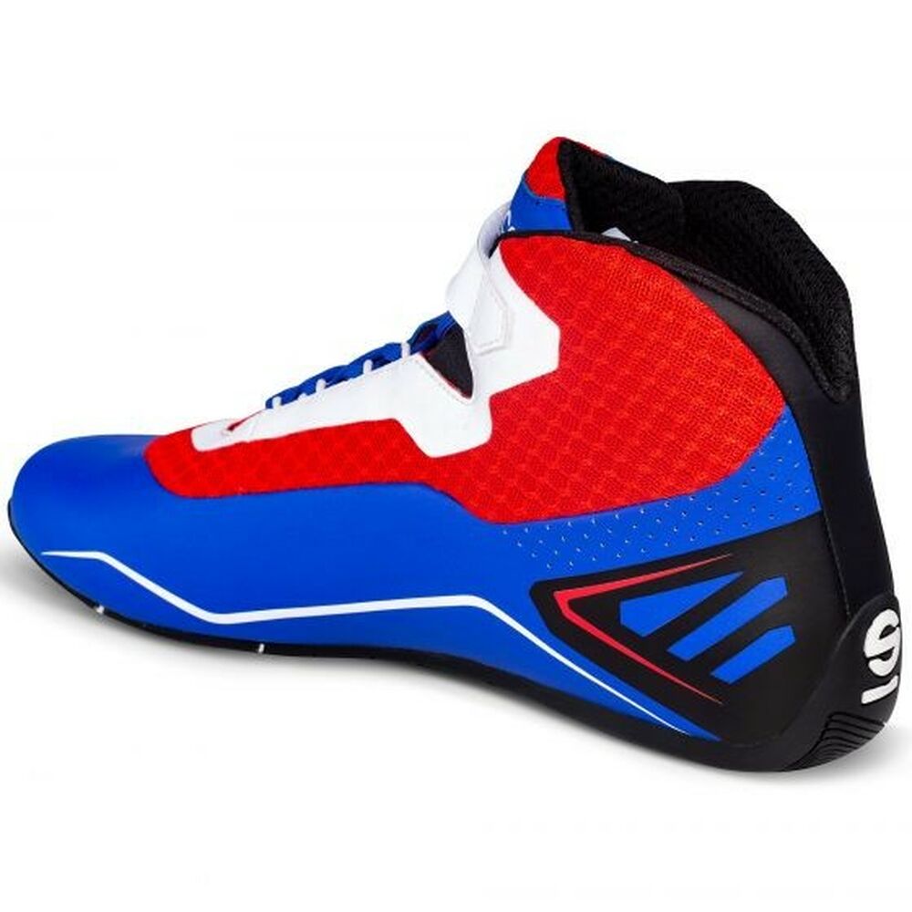 Sparco K-RUN Azul Racing Ankle Boots, rojo, blanco-3