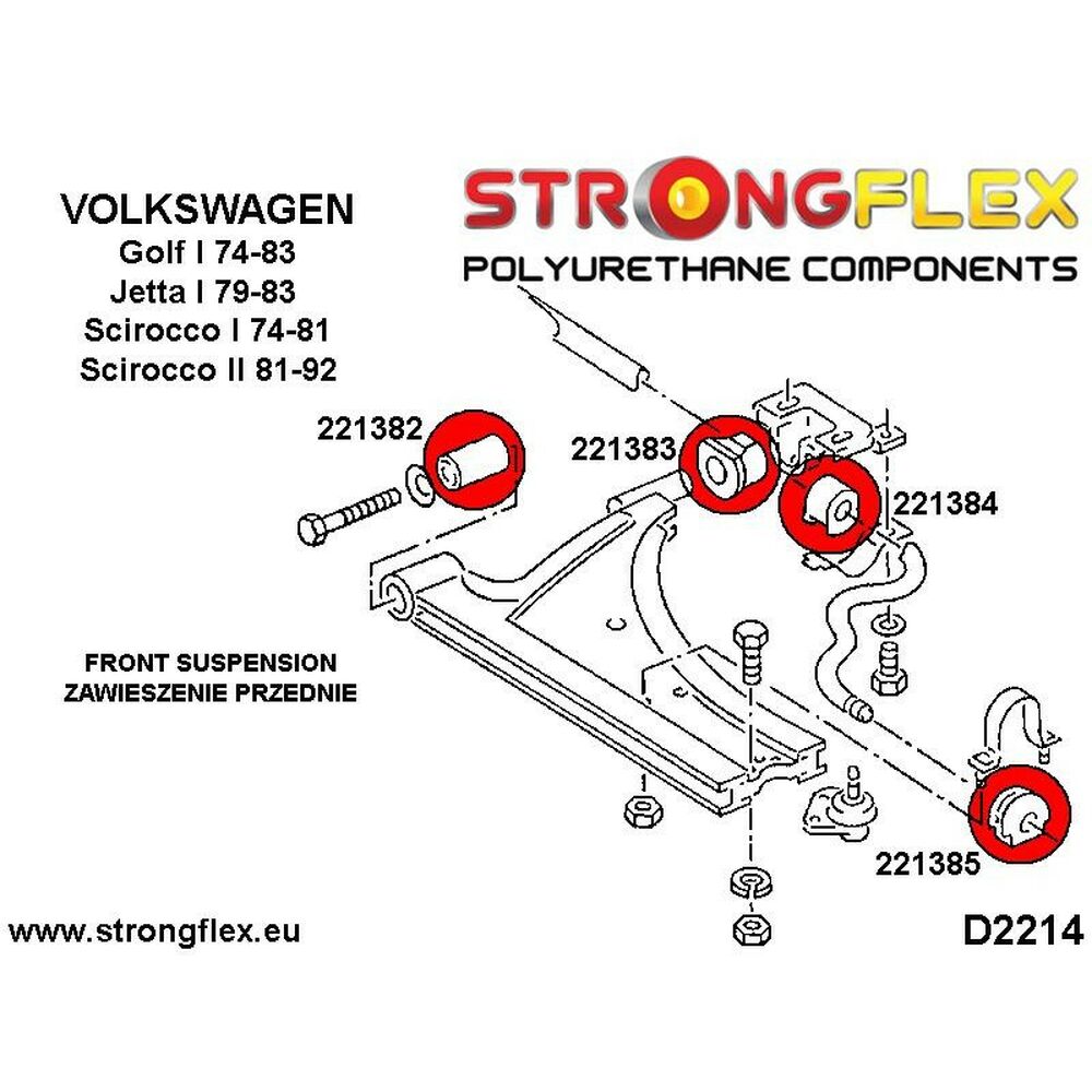 Silentblock Strongflex STF226207B-3
