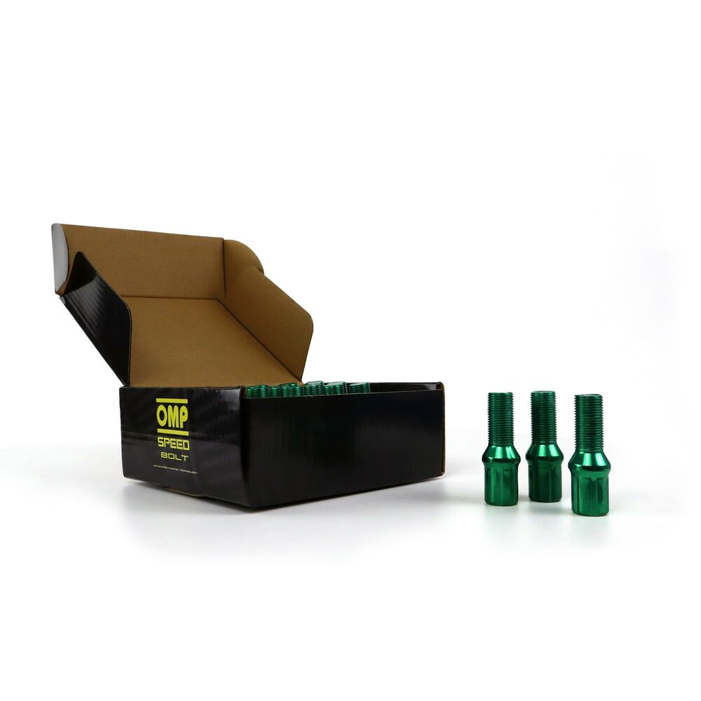 Set Гайки OMP 27 mm Зеленый 20 uds M12 x 1,25-6
