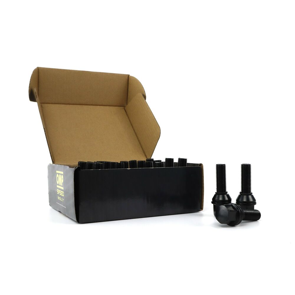 Set Nuts OMP 27 mm Black 20 uds M14 x 1.25-3