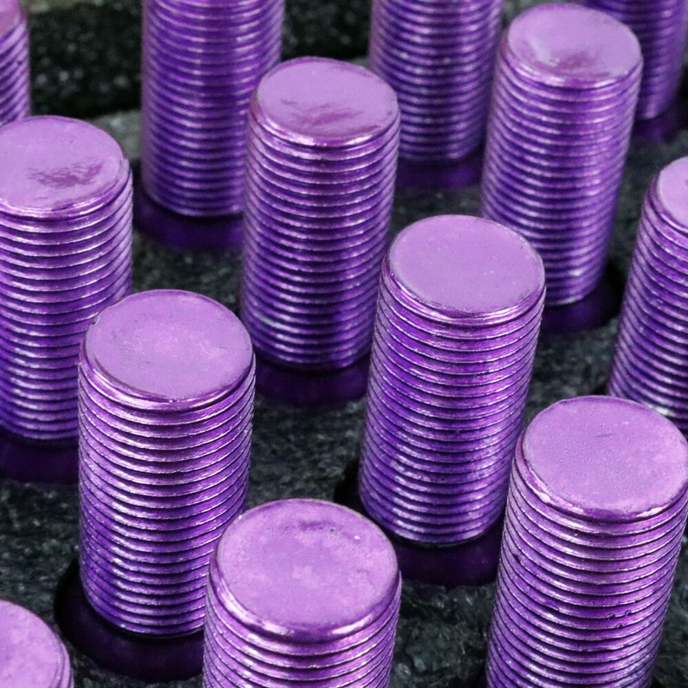 Set Nuts OMP 27 mm Purple 20 uds M14 x 1.25-3