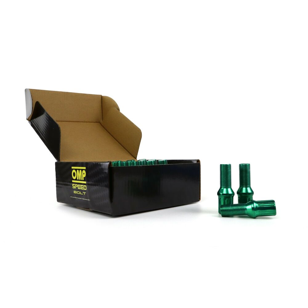 Set Гайки OMP 27 mm Зеленый 20 uds M14 x 1,25-6