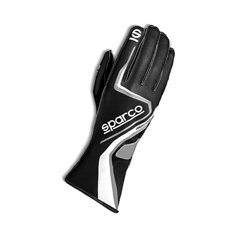 Мужские водительские перчатки Sparco Record 2020 Чёрный-3