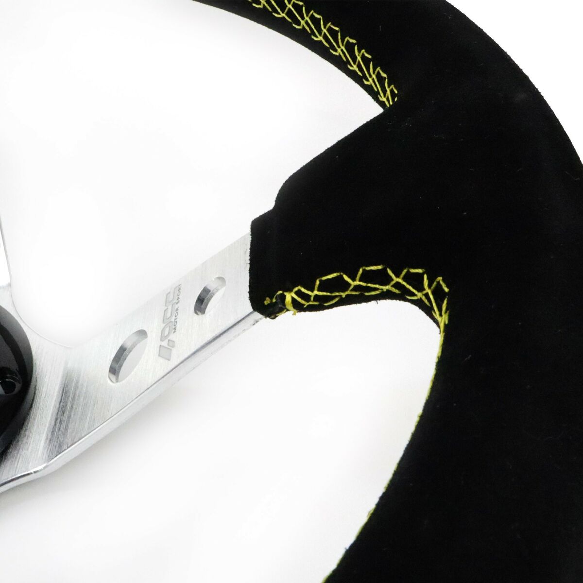 Racing steering wheel OCC Motorsport OCCVOL001 Black Ø 35 cm Suede-3