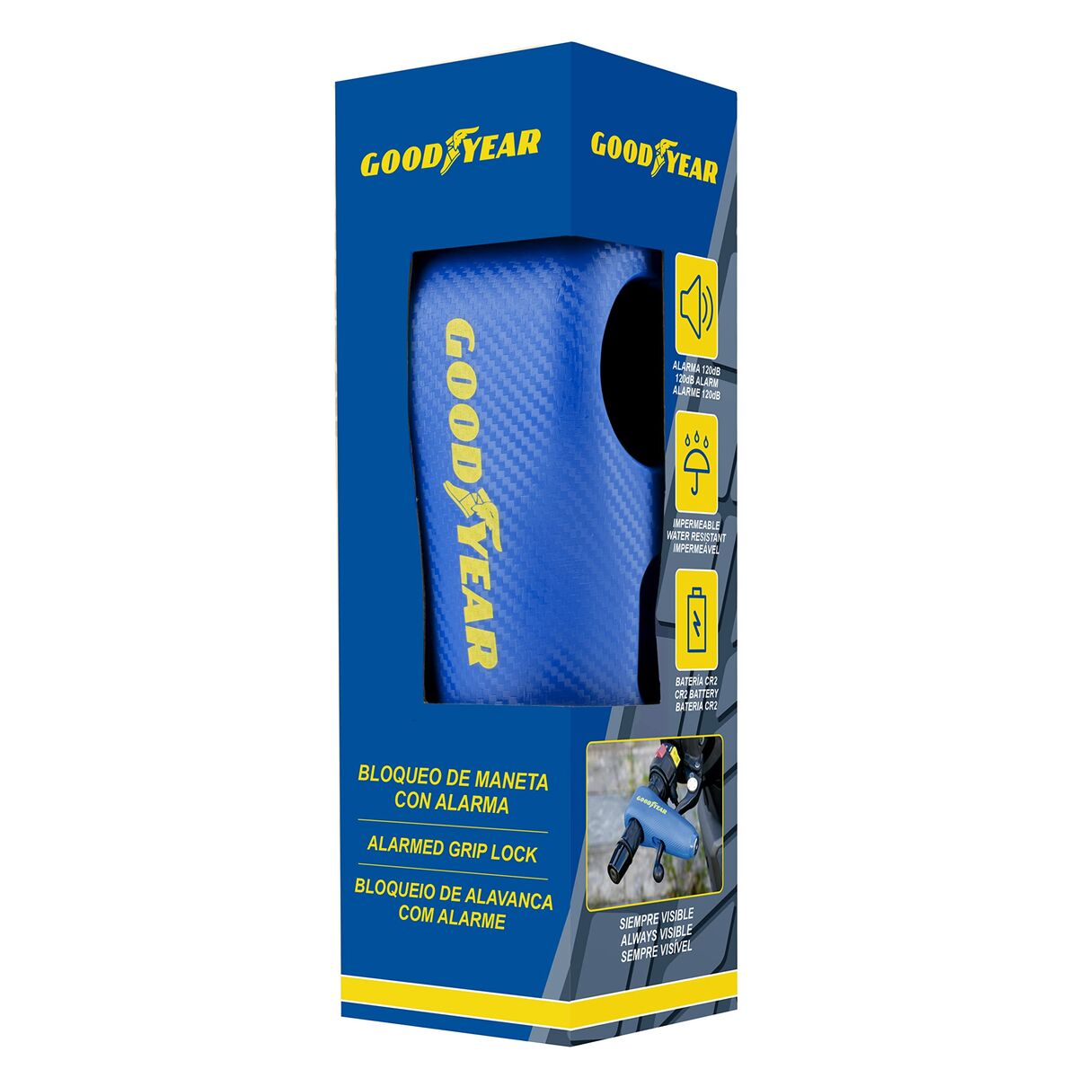 Противоугонный замок с сигнализацией Goodyear GOD5000-5