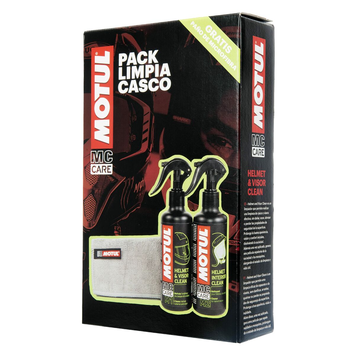 Очиститель визора шлема Motul-3