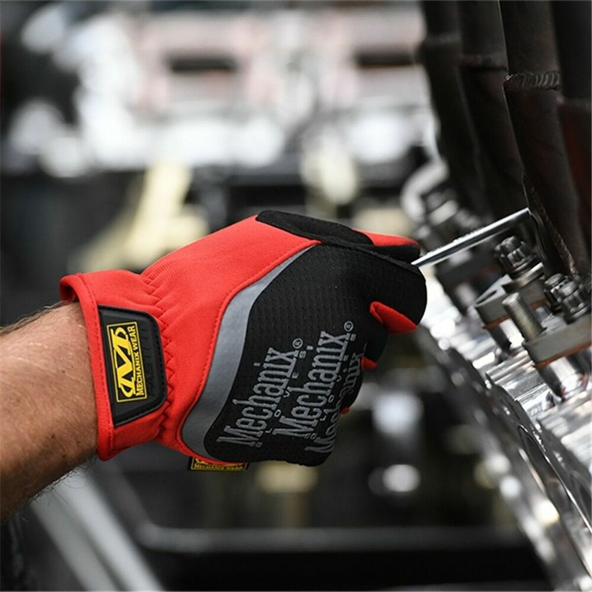 Гантес де Меканико Fast Fit Красный-3