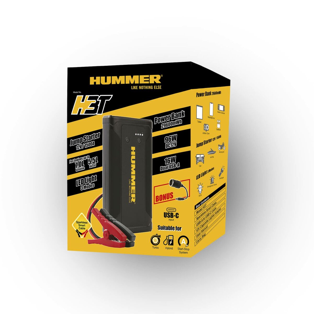 Стартер Hummer HUMMH3T 8000 Ah 12 V-4