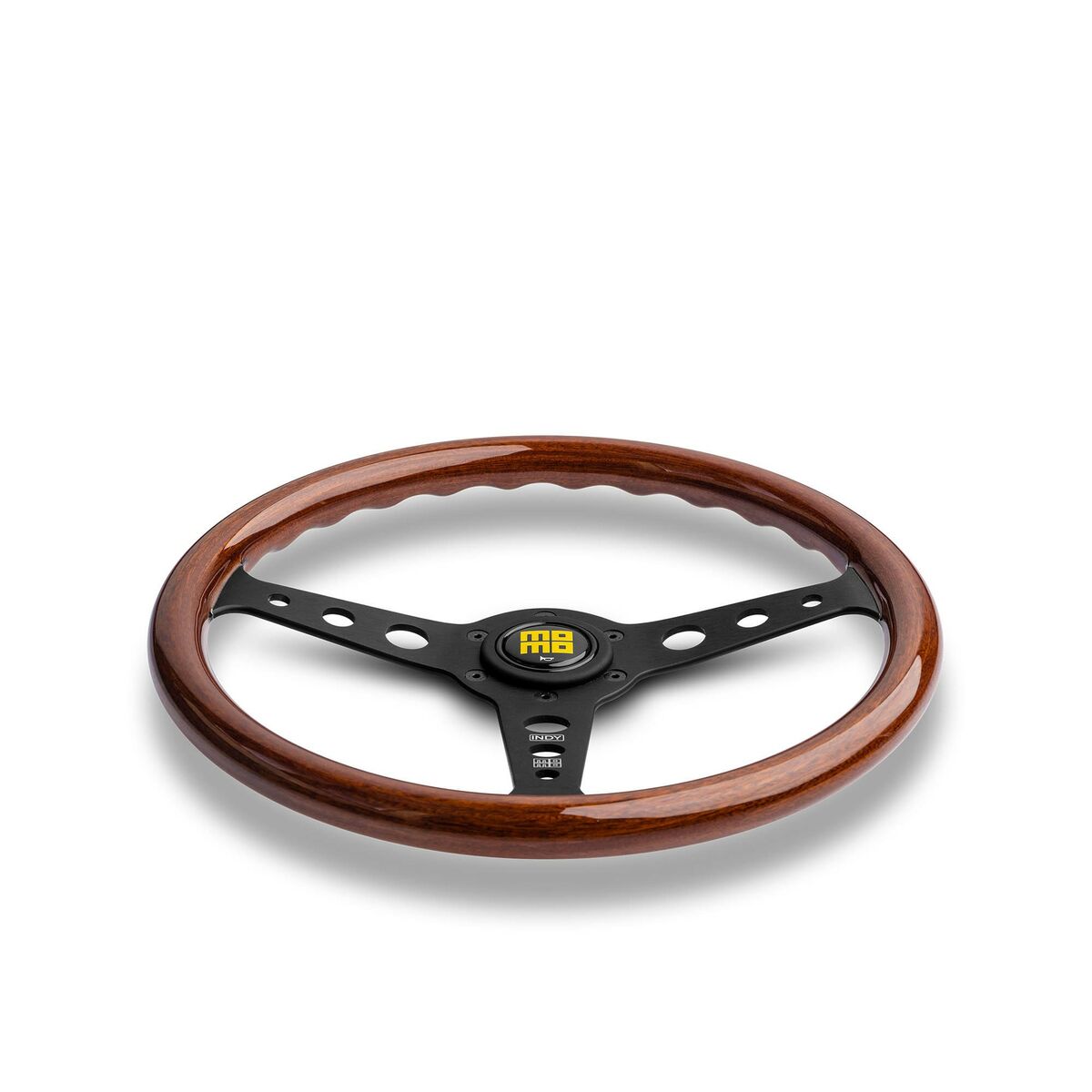 Racing steering wheel Momo INDY Ø 35 cm Mahogany-3