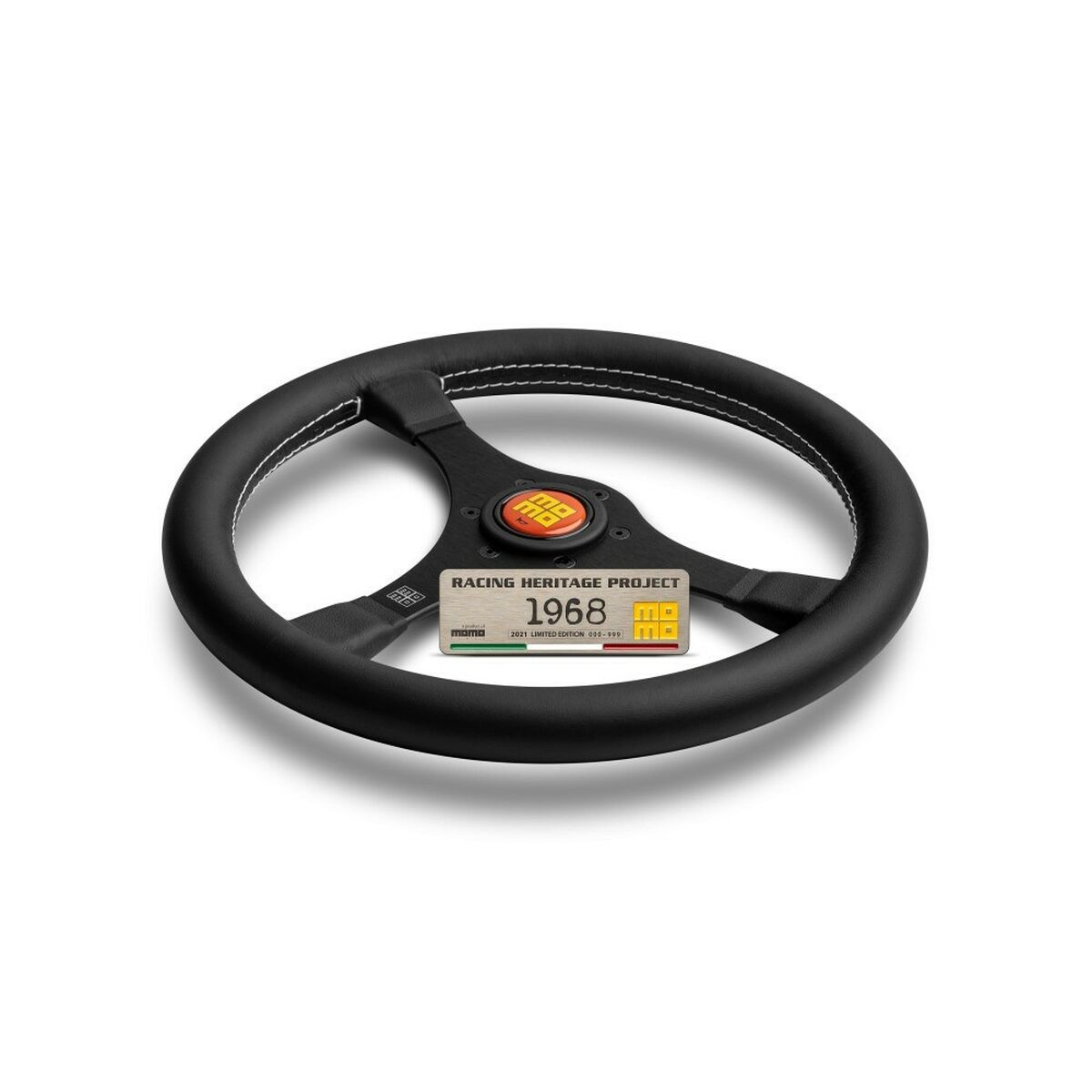 Racing wheel Momo 1968 RACING HERITAGE Black Ø 35 cm-8