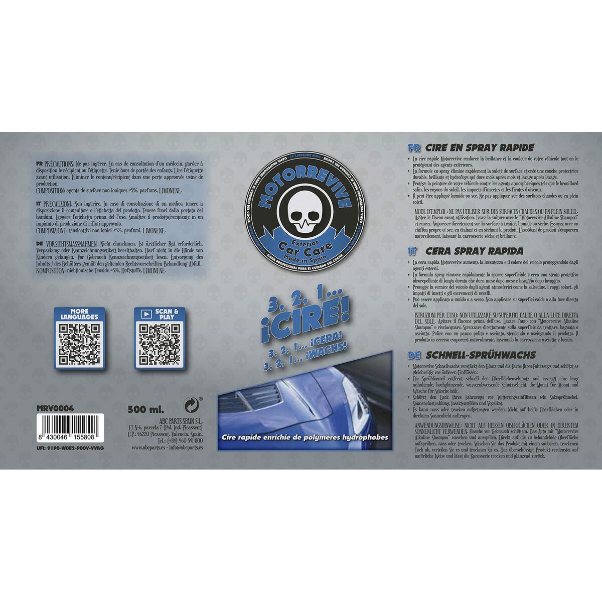 Cire automobile Motorrevive 500 ml-6