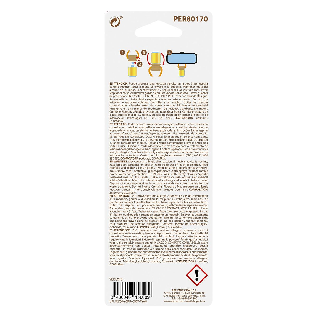 Paradise Scents Car Air Freshener Coconut-3