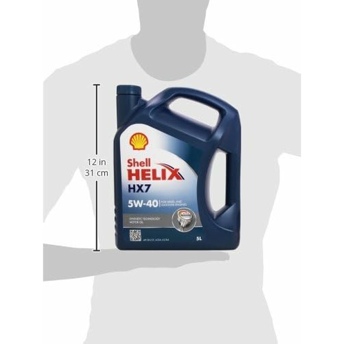 Автомобильное моторное масло Shell Helix HX7 5W40 5 L-5