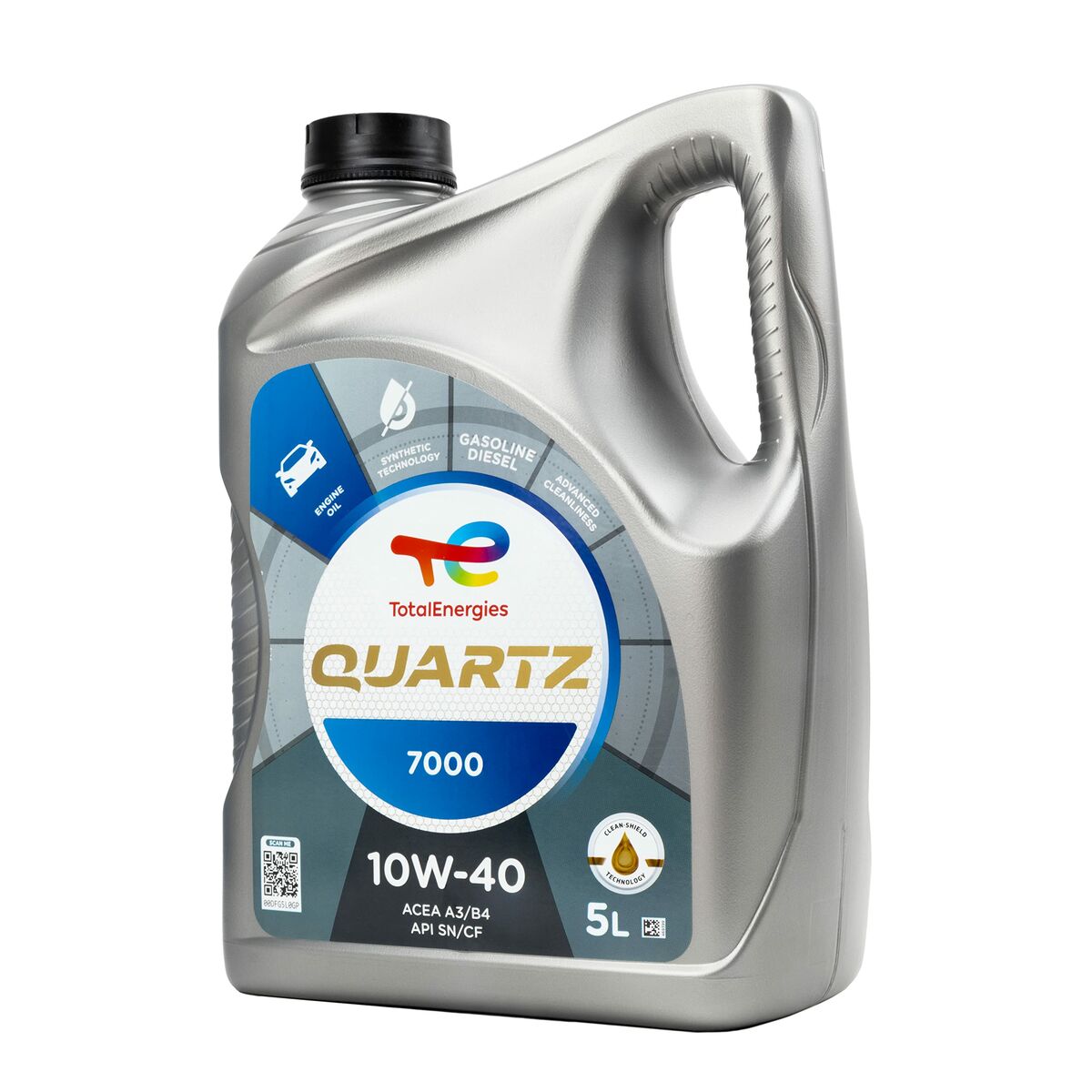 Автомобильное моторное масло Total Quartz 7000 10W40 5 L-3