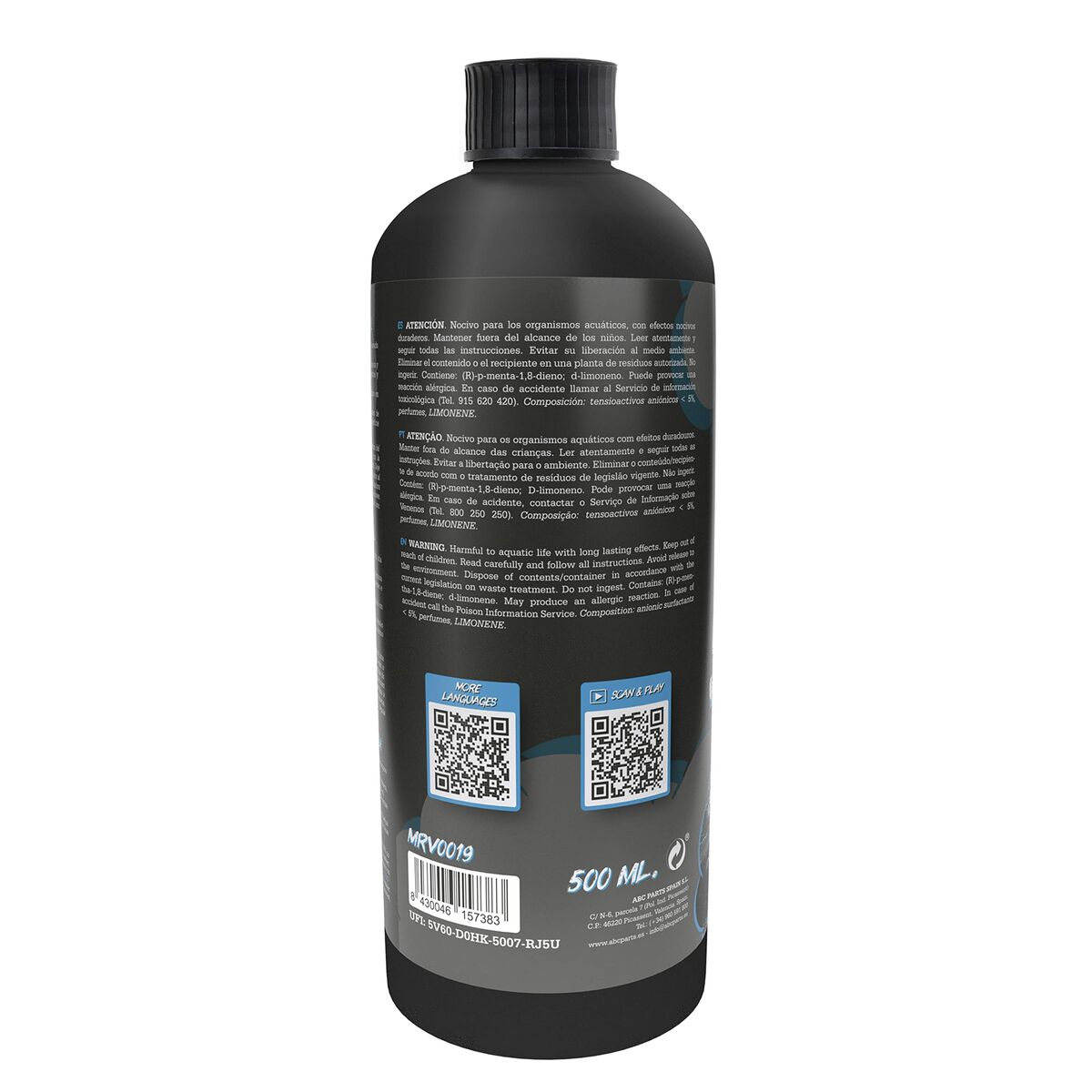 Автошампунь Motorrevive Snow Foam Синій концентрований 500 ml-4