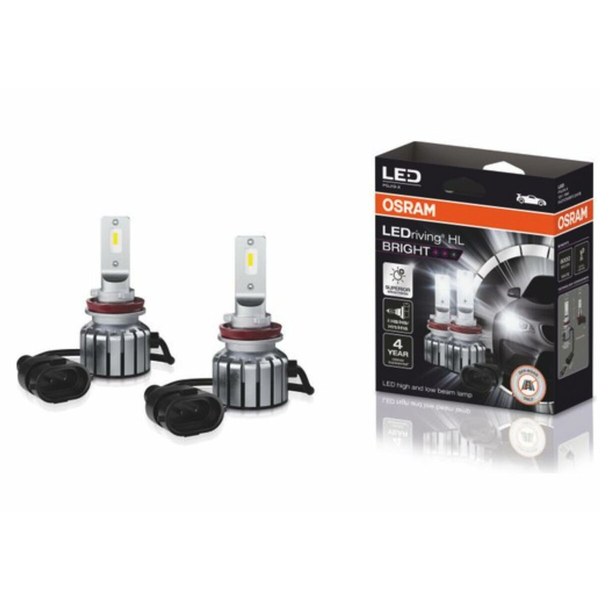 Автомобильная лампа Osram LEDriving HL H11 H16 H9 H8 12 V-2