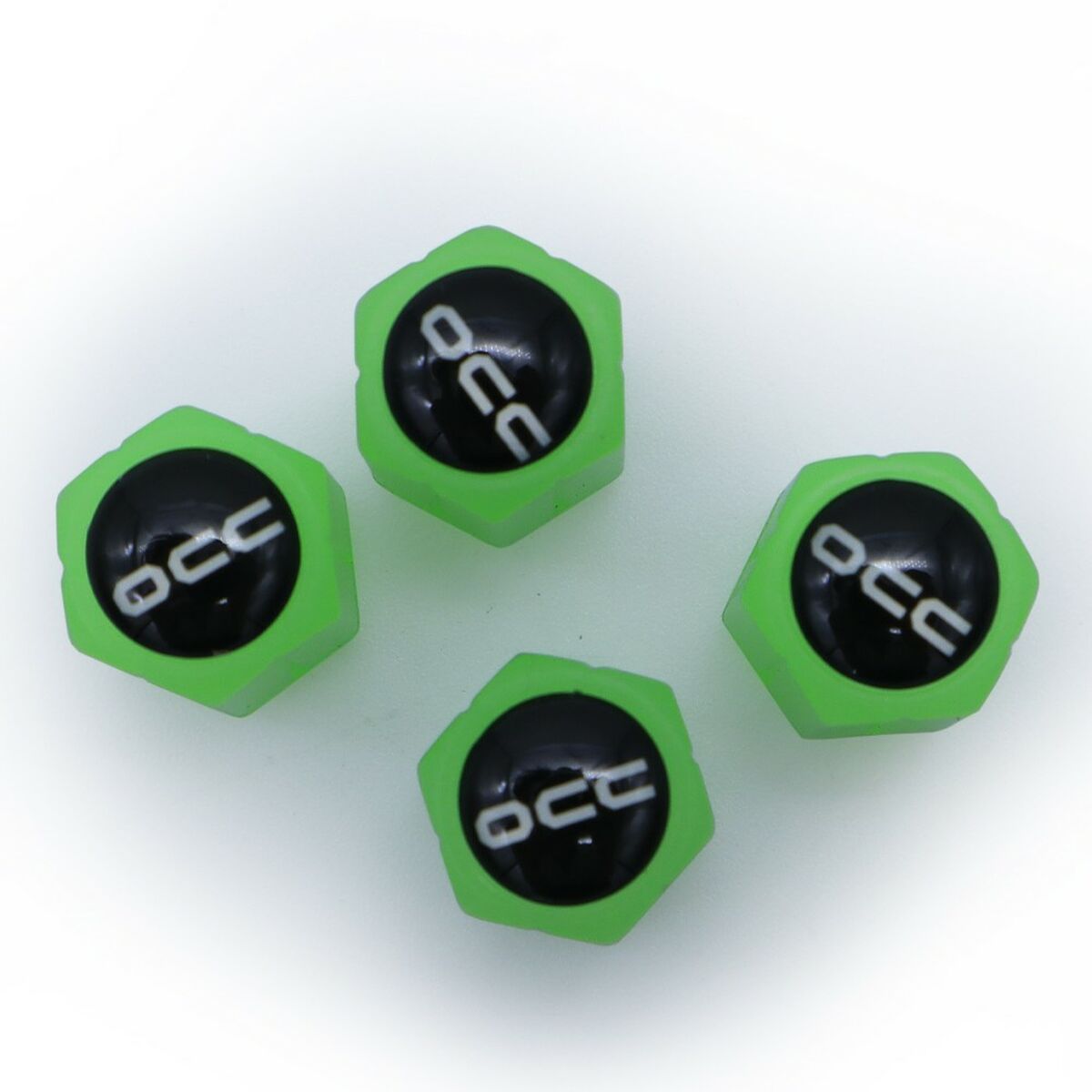 Set of plugs OCC Motorsport OCCLEV002 4 pieces Fluorescent Green-2
