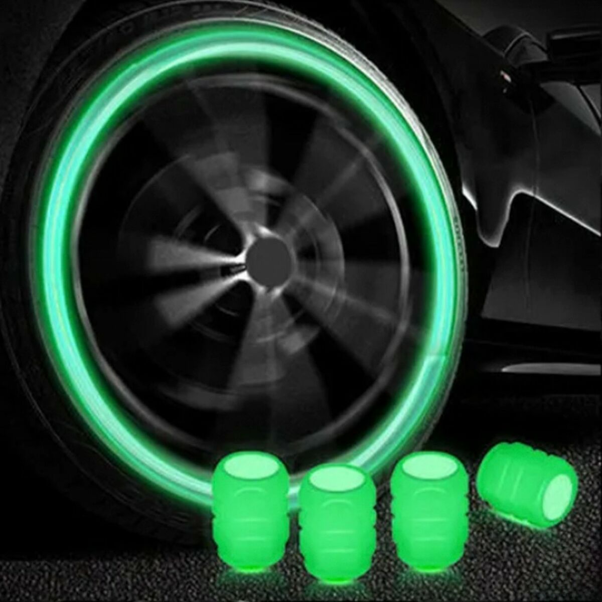Set of plugs OCC Motorsport OCCLEV002 4 pieces Fluorescent Green-7
