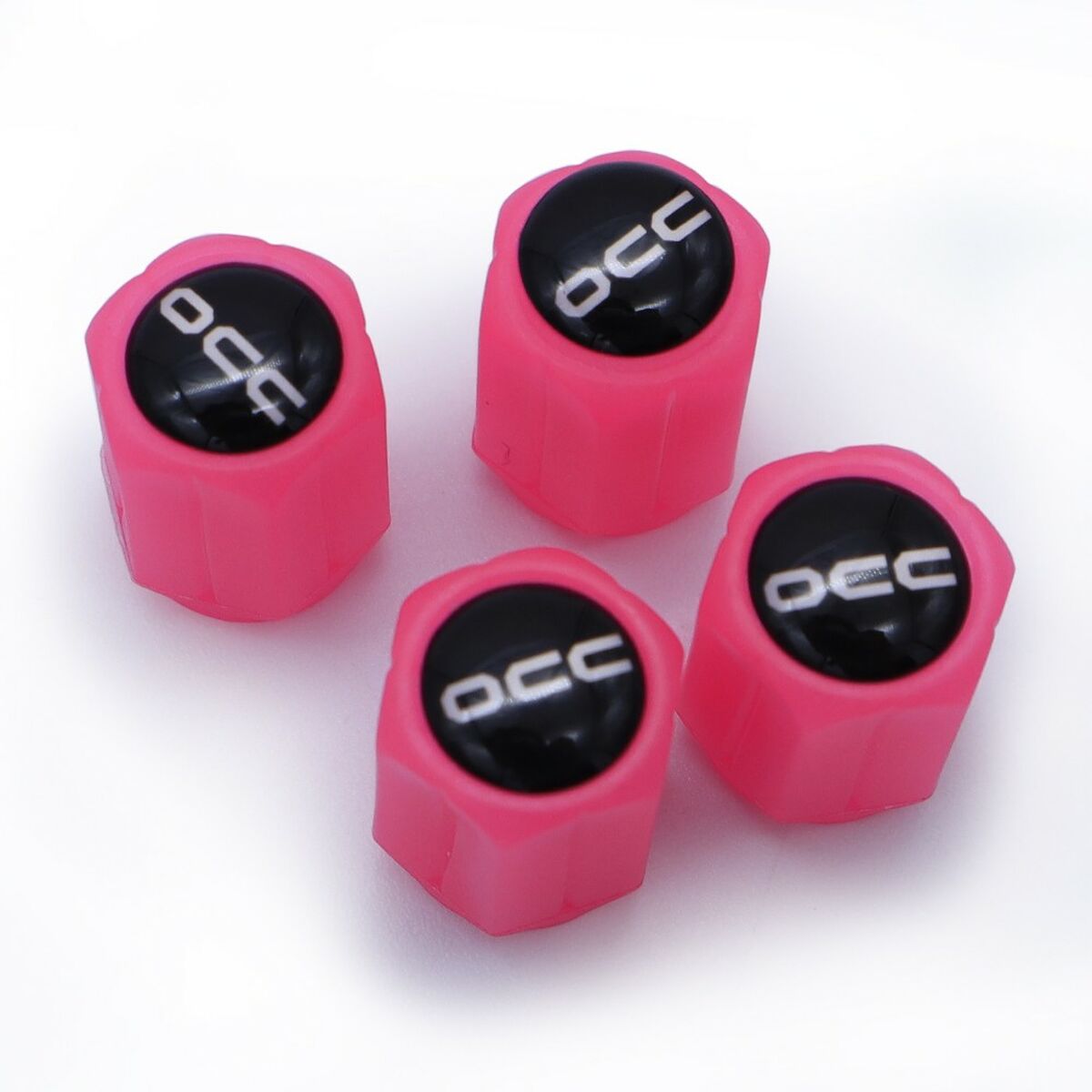 Set of plugs OCC Motorsport OCCLEV003 4 pieces Fluorescent Pink-2