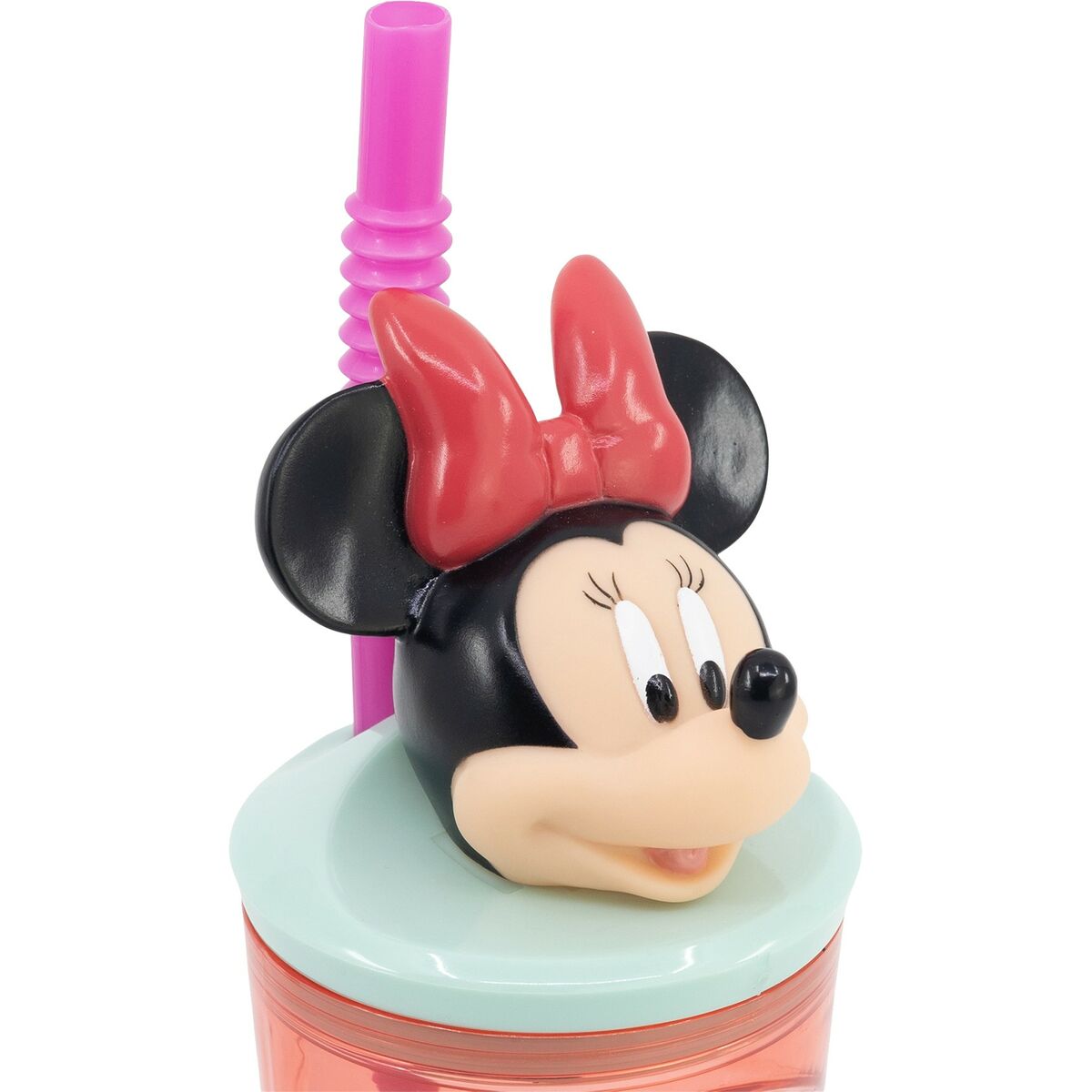 Стакан с Соломинкой Minnie Mouse CZ11337 Розовый 360 ml 3D-5