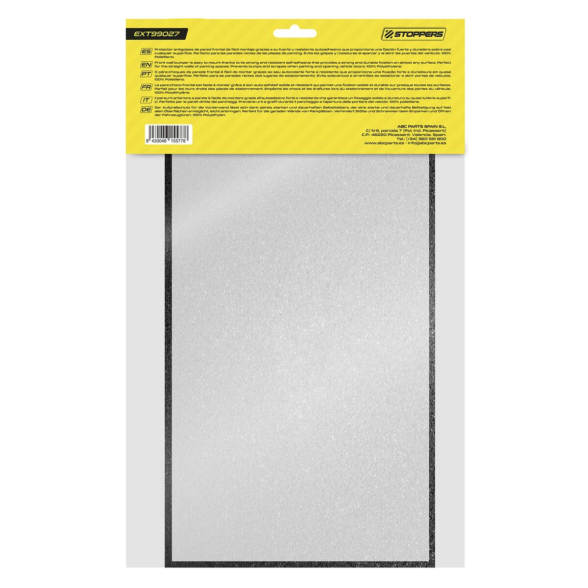 Протиударний захист для гаража ABC Parts EXT99027 Стіна Фронтальний 29,5 x 19,2 cm-6