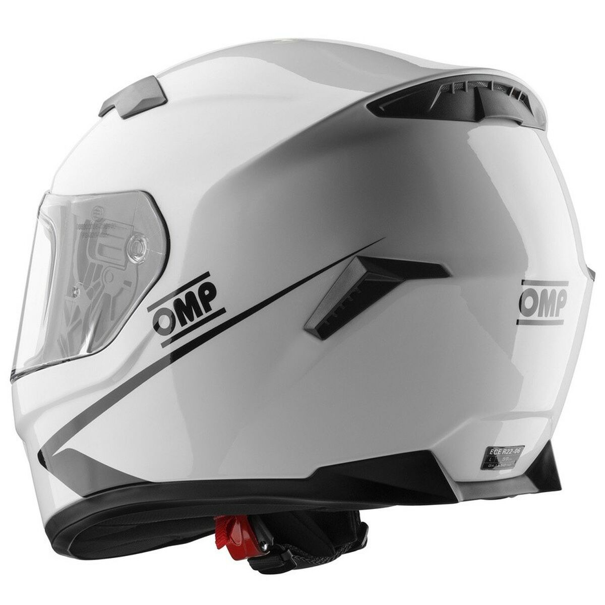 OMP CIRCUIT Helm EVO2 Weiß M-2