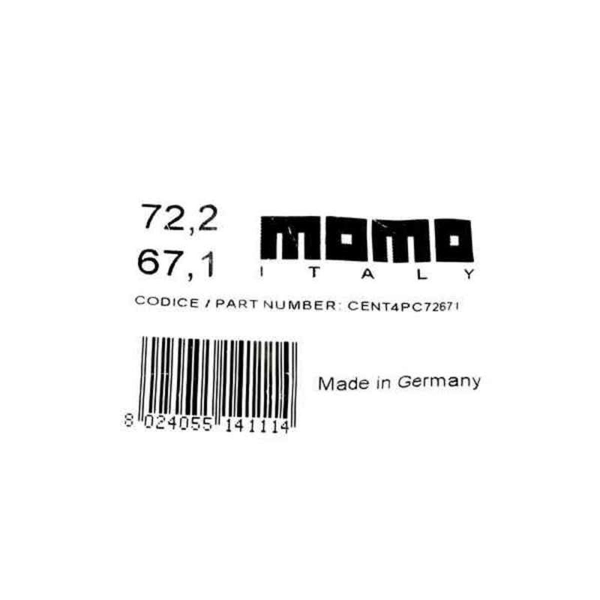 Rim Centring Set Momo MOMCENT4PC72671 CB 72,2 4 uds CB 67,1-2