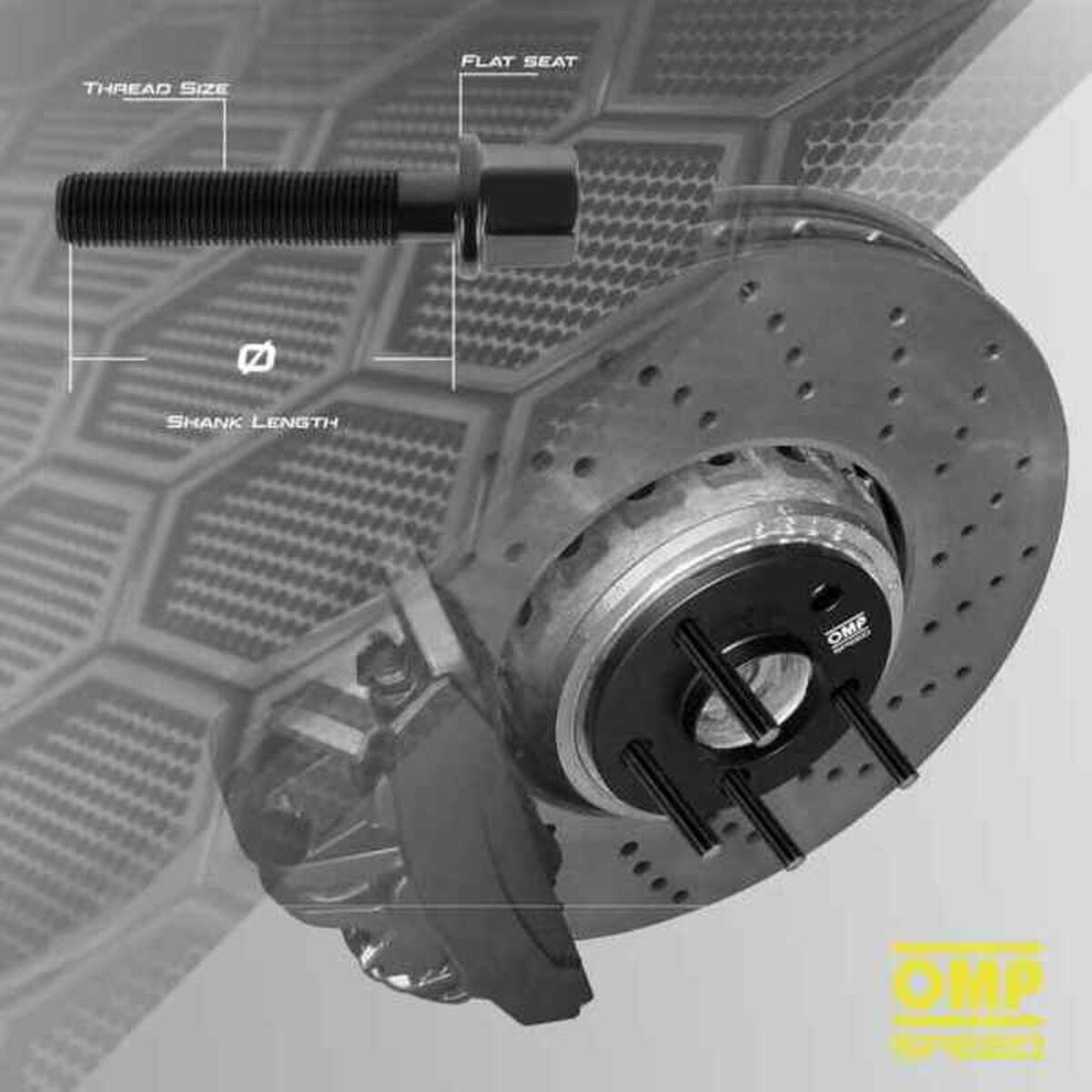 Screws Stud OMP OMPS09671201 M12 x 1.50 Allen screw-4