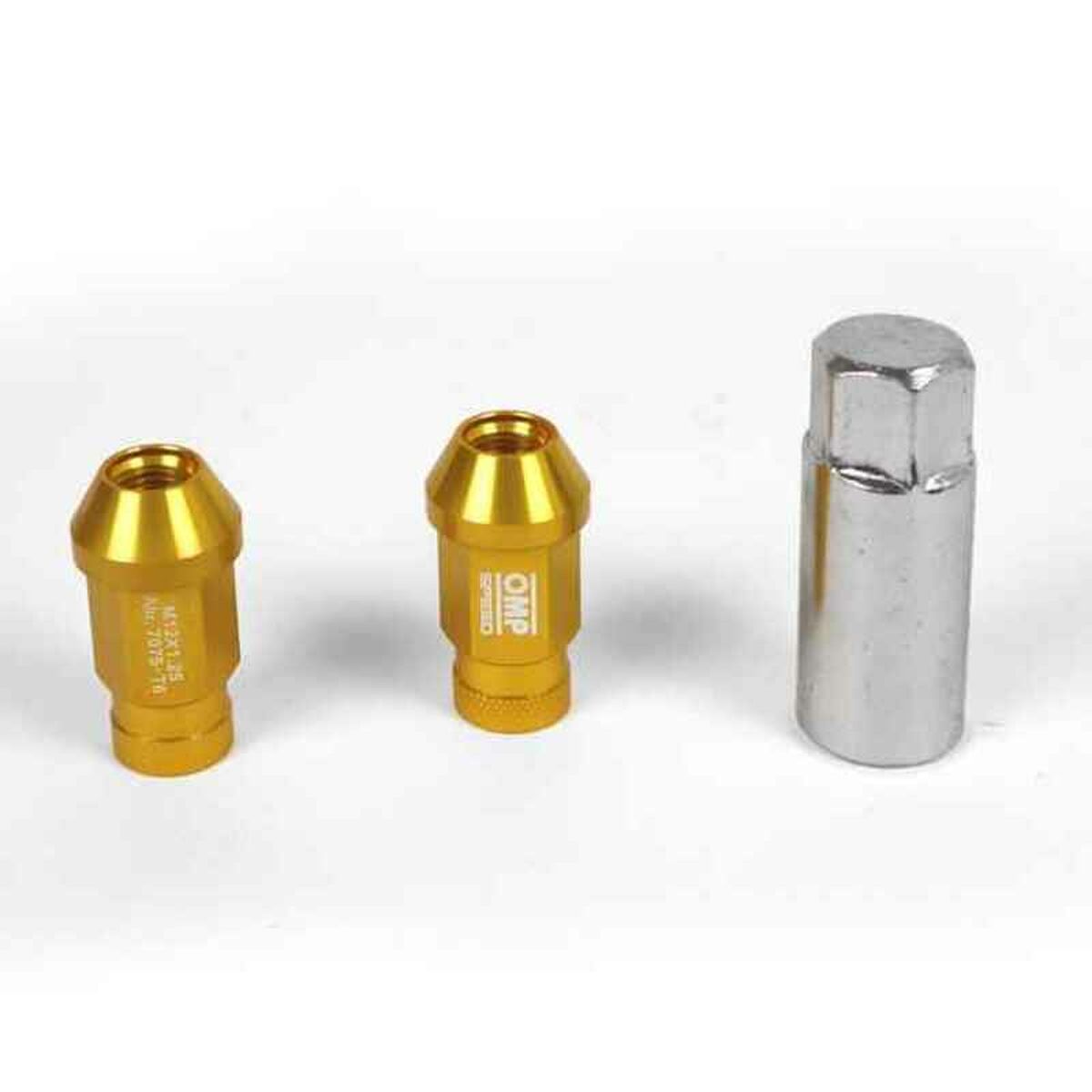 Set Fındık OMP 7075 Altın 40 mm 20 ud M12 x 1.25