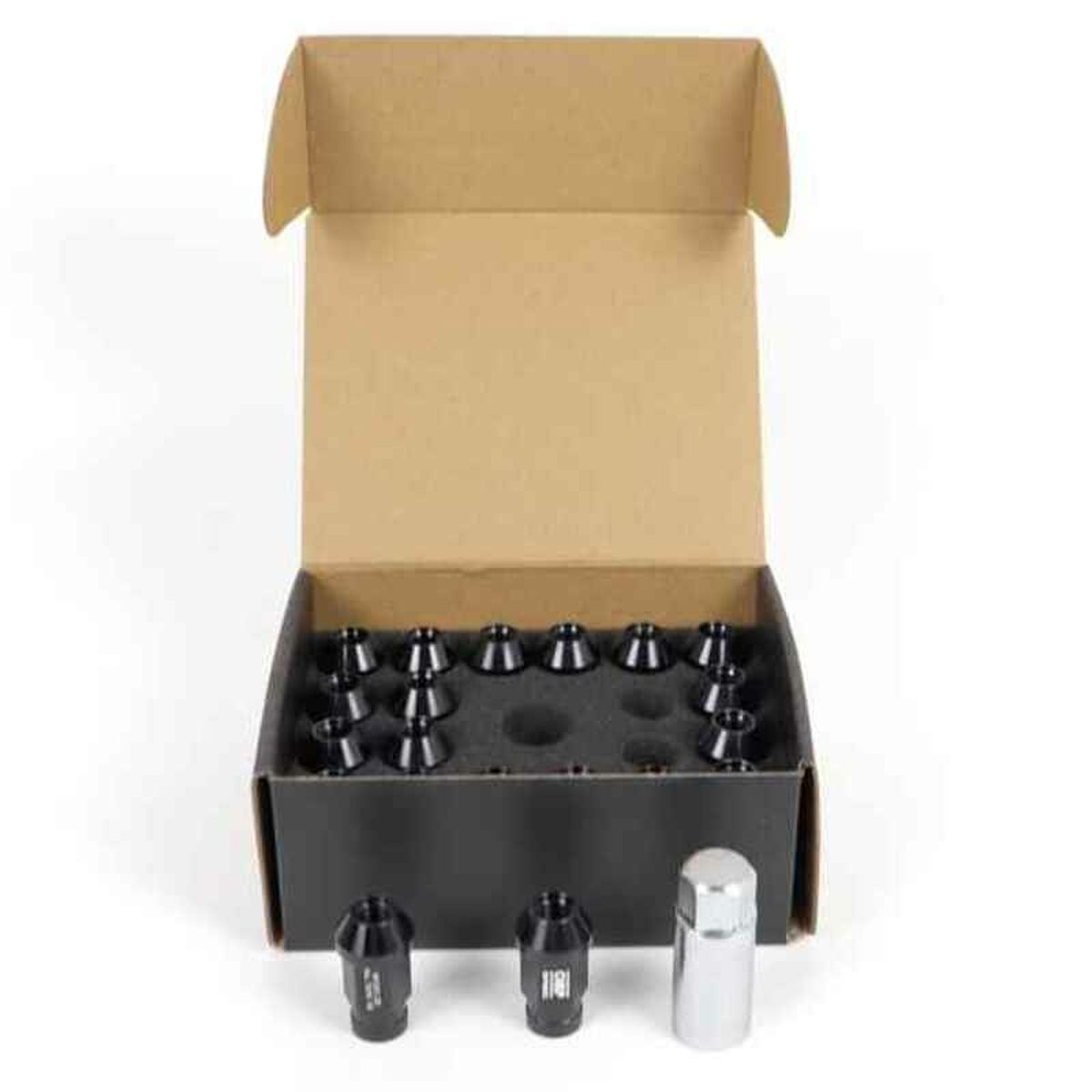 Set Nuts OMP 7075 40 mm M14 x 1.50 20 uds Black-2