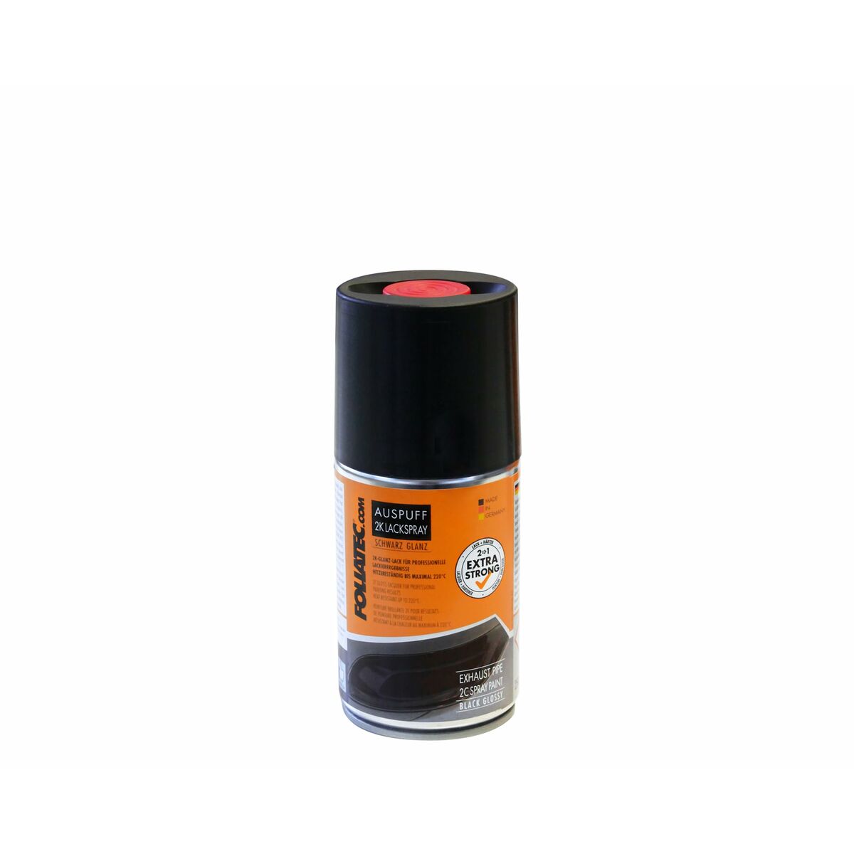 Аэрозольная краска Foliatec 2125 Чёрный Выхлопная труба 250 ml-2