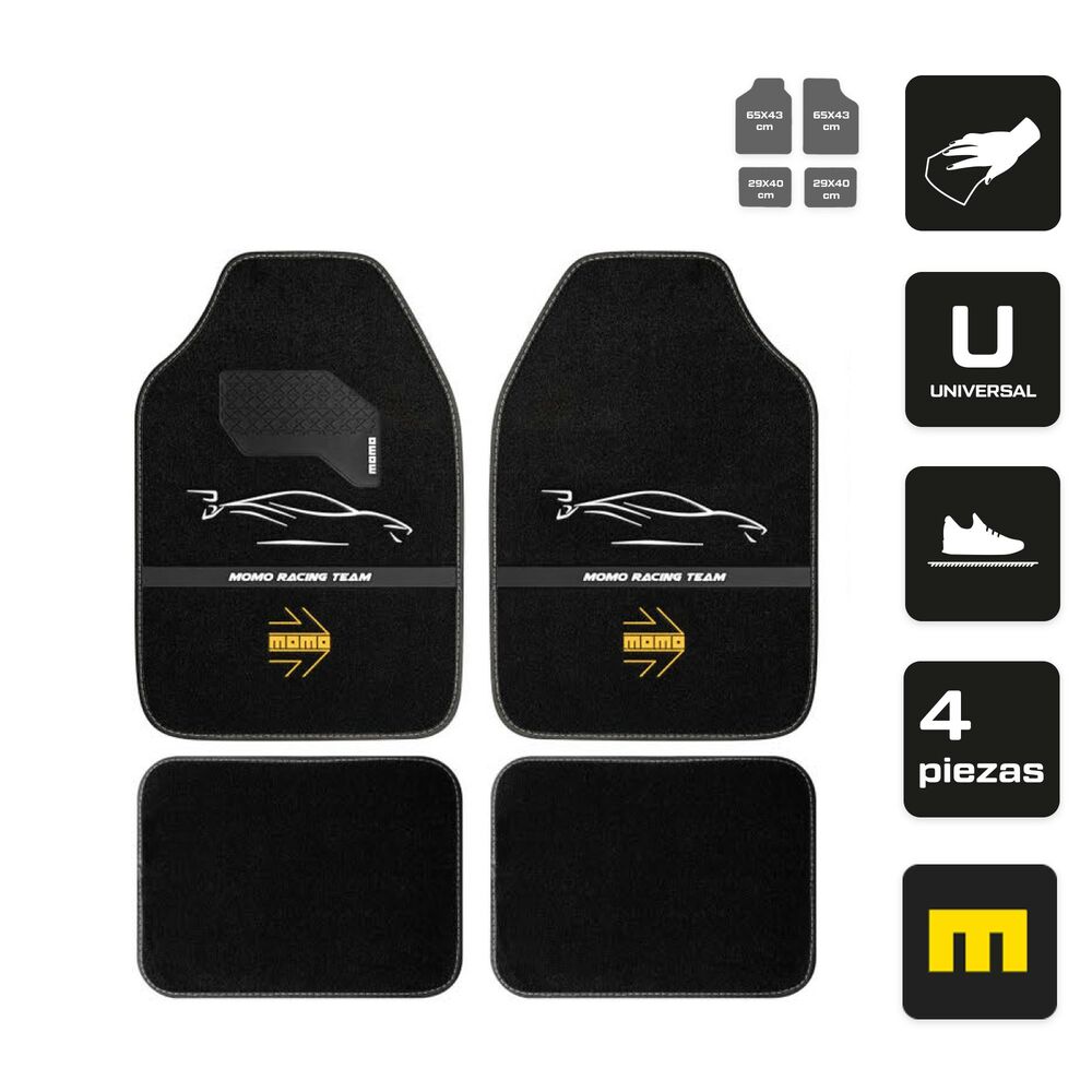 Автомобильный коврик Momo MOMLCM4A7BW Универсальный-3