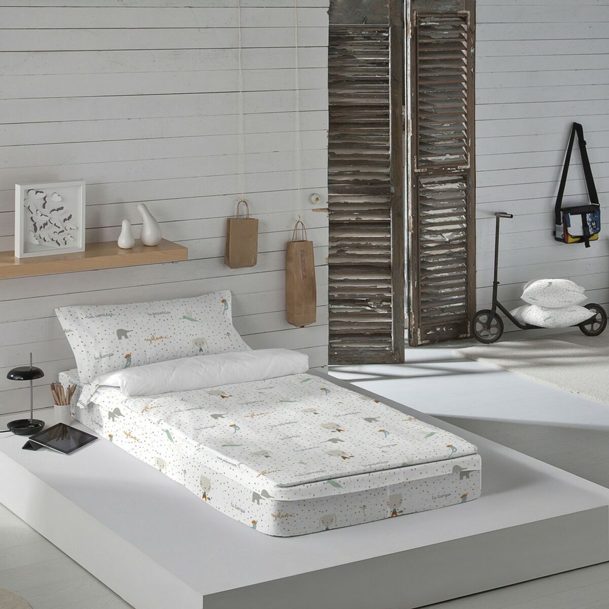 Zipped Bed Linen Set With Blanket Haciendo el Indio Give Me (105 bed) (105 x 190 cm)
