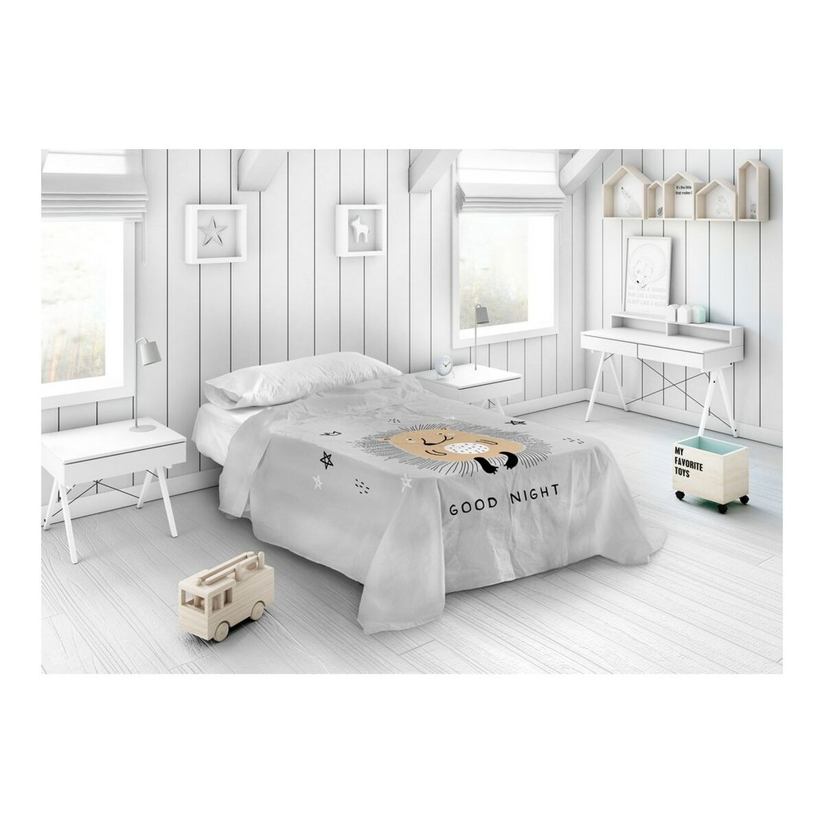 Popcorn Nordic Urchin Ice 180 x 270 cm Tabletop Sheet-3