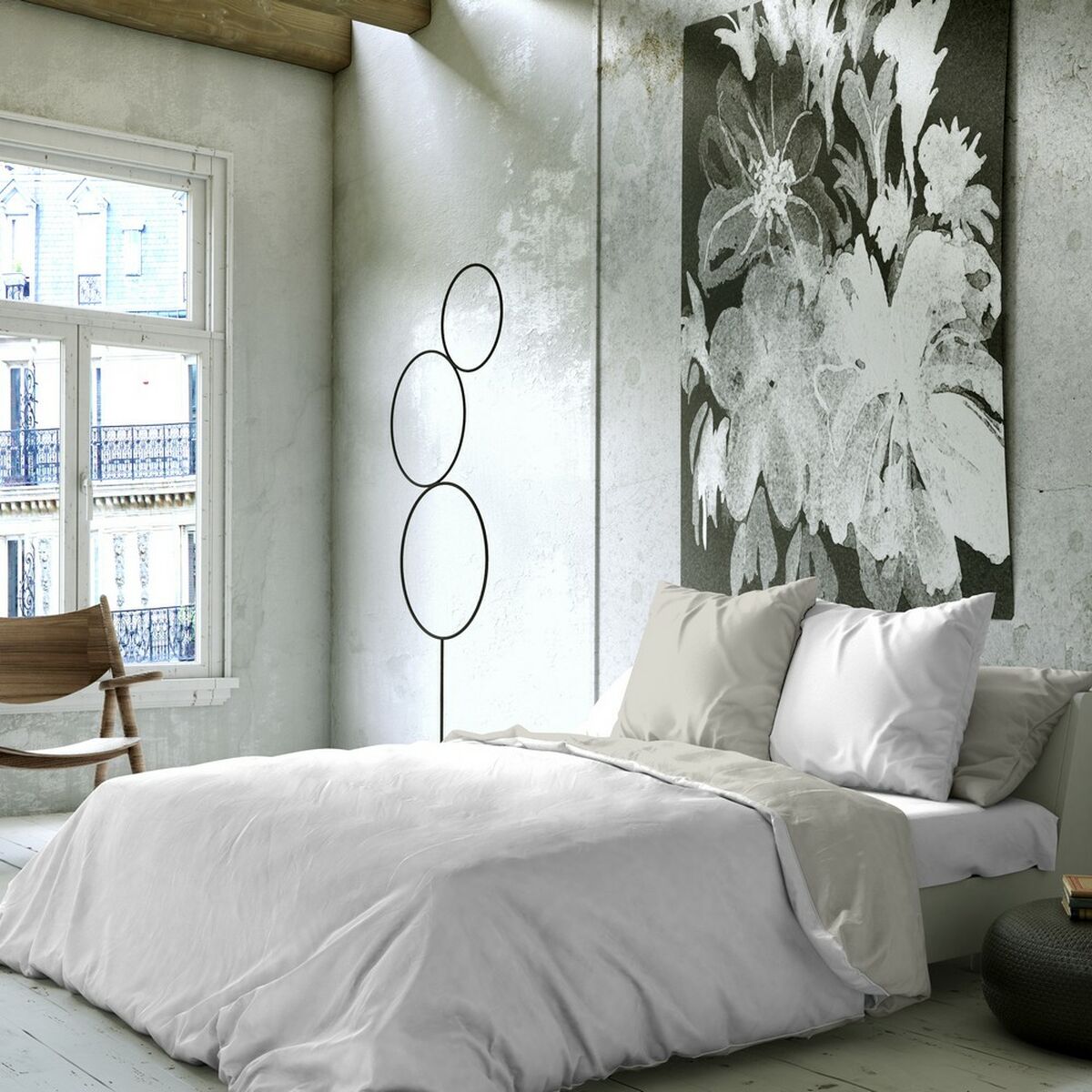 Naturals FUNDA NORDICA BICOLOR REVERSIBLE雙面灰色200床（280 x 270 cm）-3