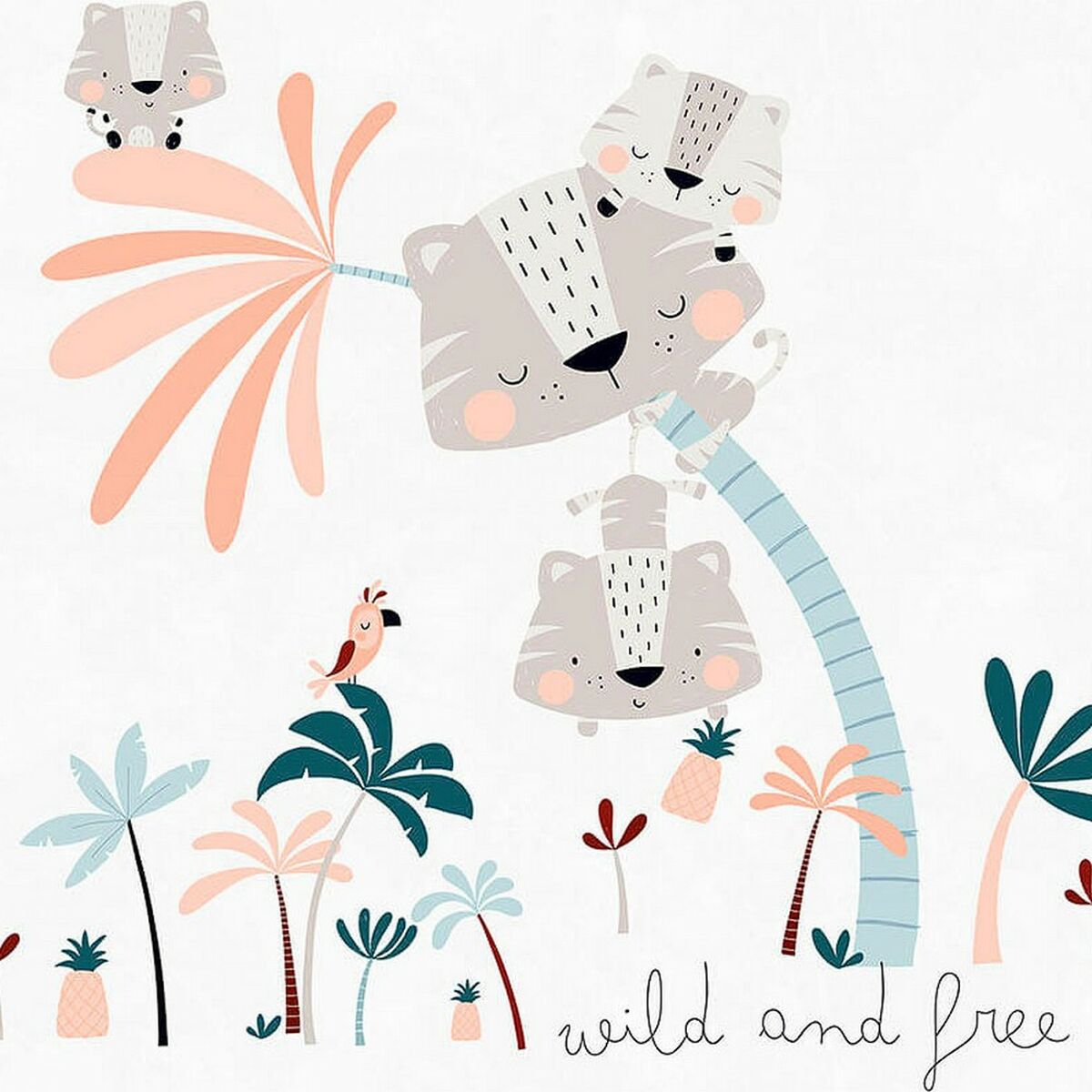 Revestimento de cama Cool Kids Wild And Free 200 x 260 cm-4