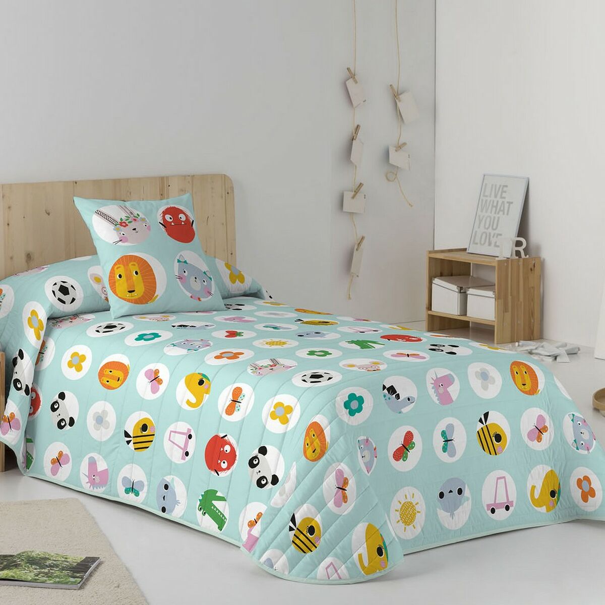Постельное покрывало Lemon Ribbon Points 200 x 260 cm-2