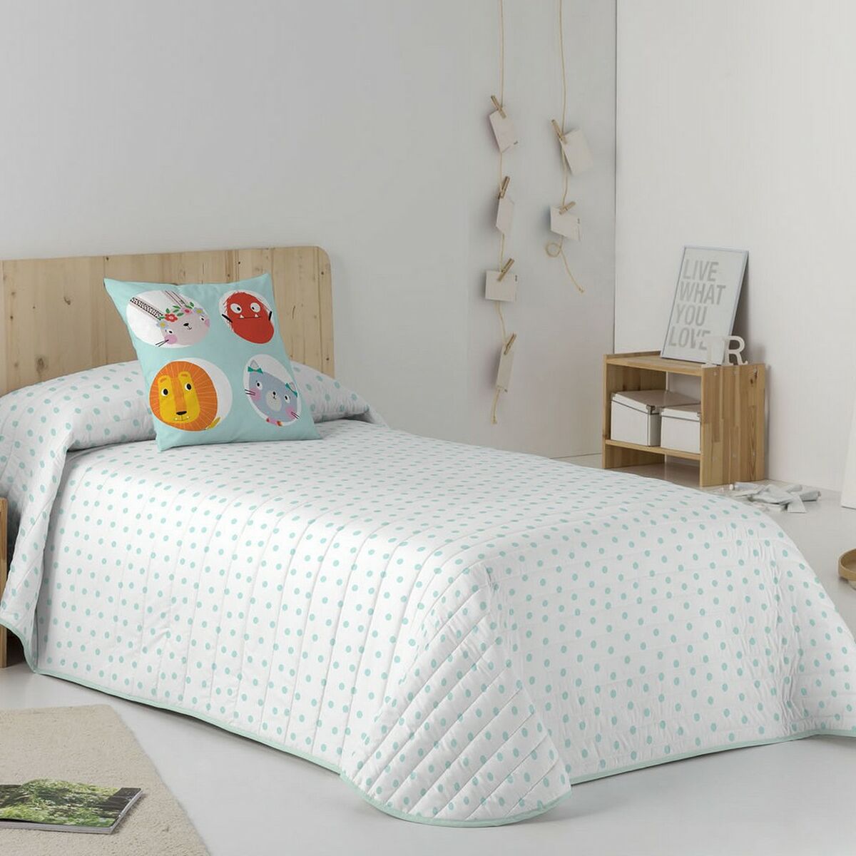 Постельное покрывало Lemon Ribbon Points 200 x 260 cm-5