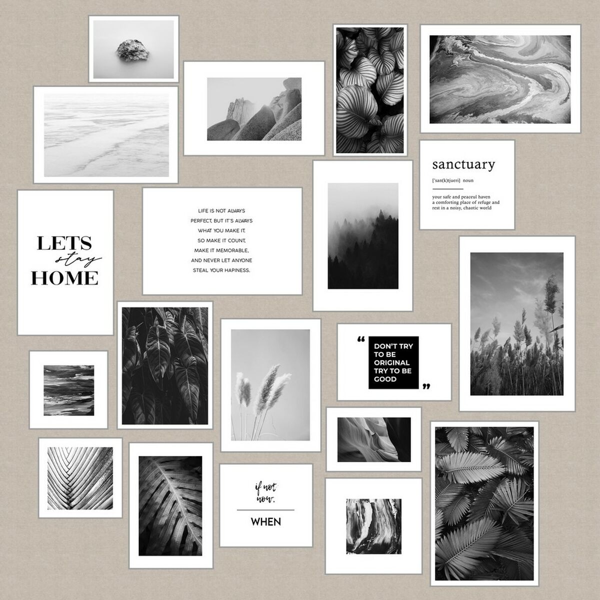 Naturals Matt 135/140床（220 x 220 cm）-2