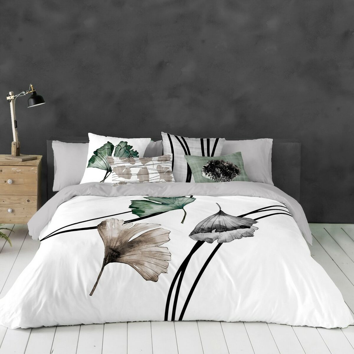 Naturals 265147 135/140 Bed Duvet Cover (220 x 220 cm)-2