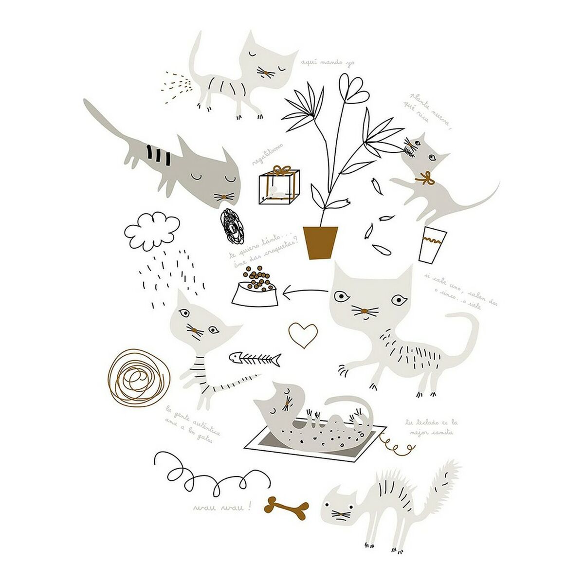 Panzup Cats 150/160 karavot (240 x 220 sm)-2