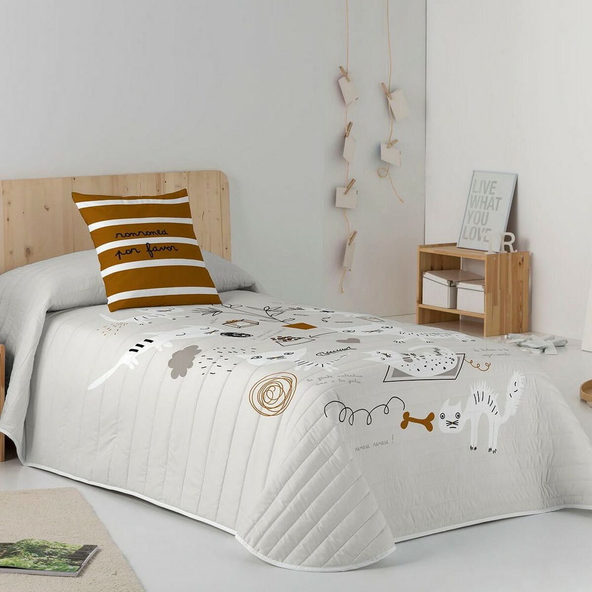 Bed cover Panzup Cats 2 240 x 260 cm-4