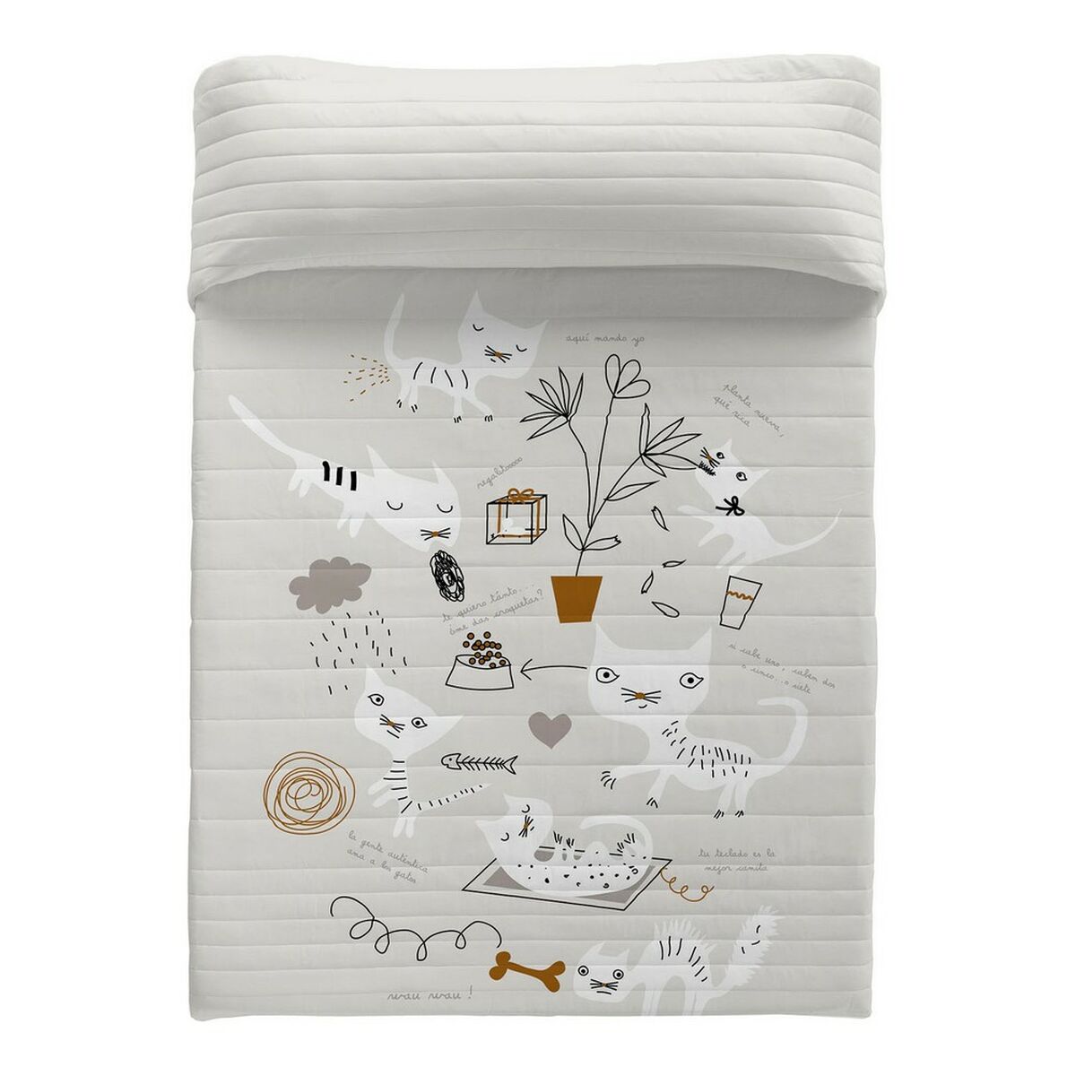 Bed cover Panzup Cats 2 240 x 260 cm-5