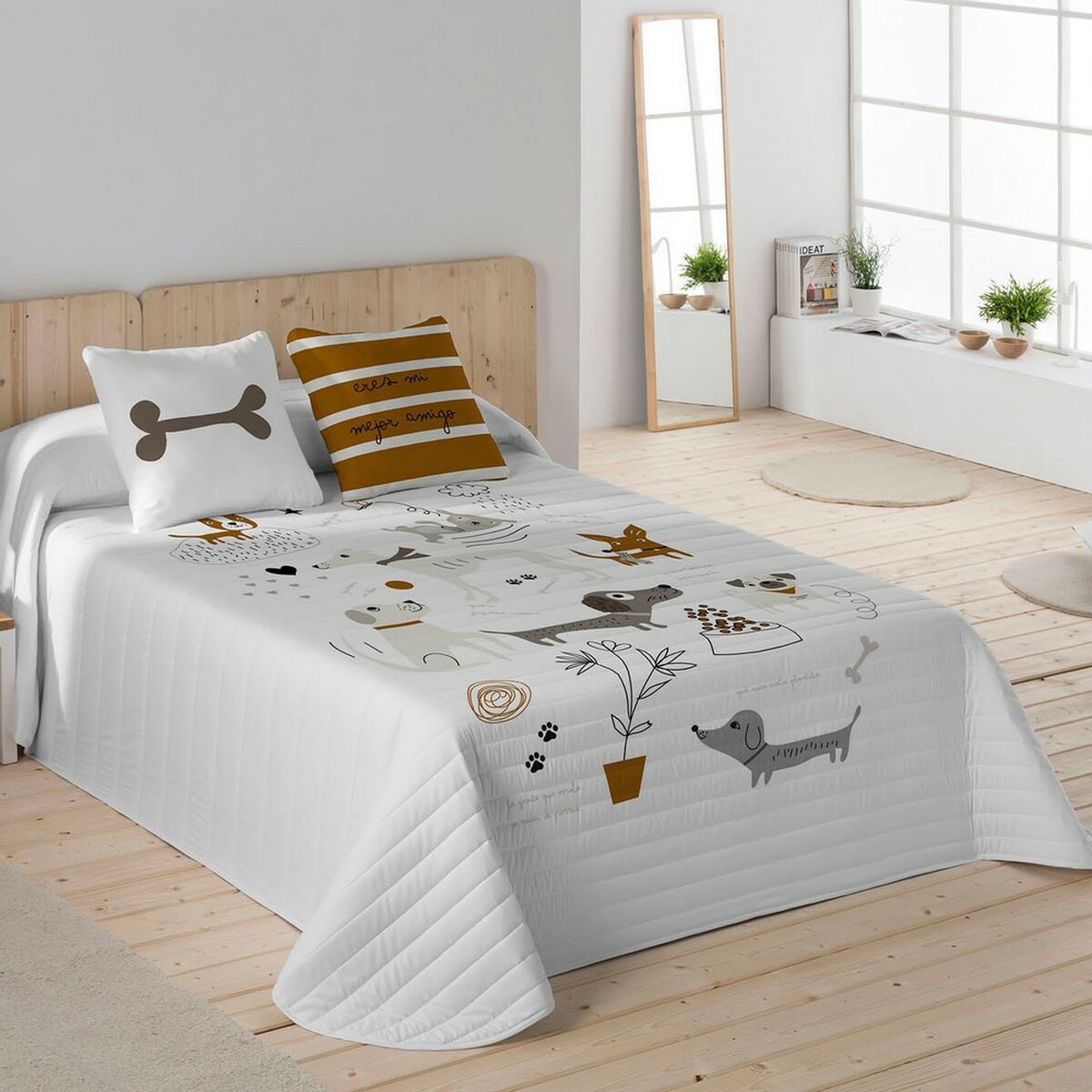 Постельное покрывало Panzup Dogs 1 250 x 260 cm-2