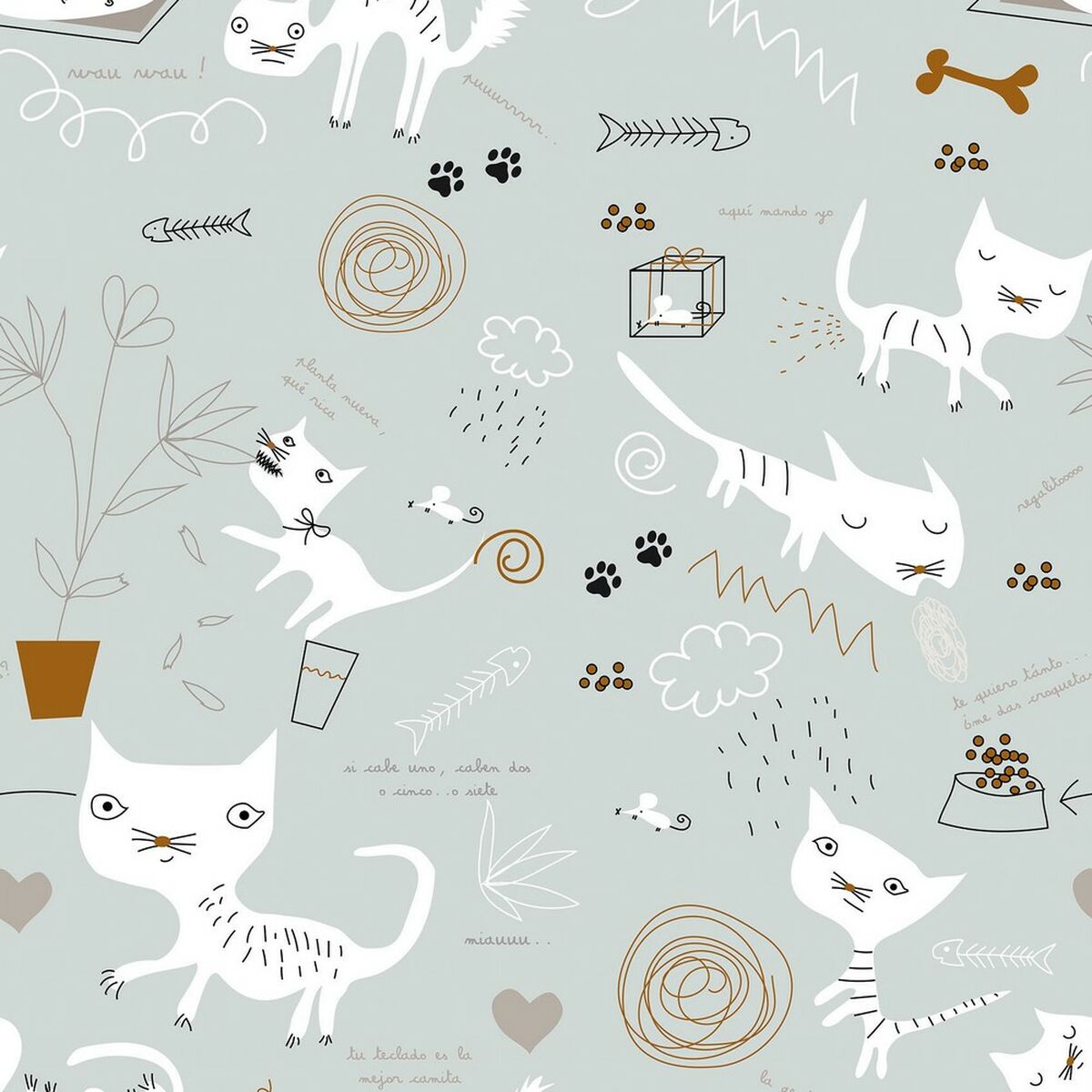 Постельное покрывало Panzup Cats 3 180 x 260 cm-2