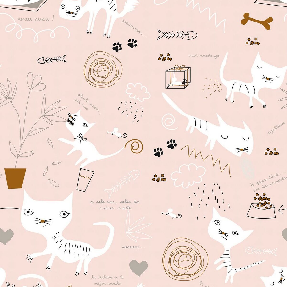 Постельное покрывало Panzup Cats 4 270 x 260 cm-2